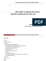 MỘT CÁI NHÌN MỚI VỀ KÊNH TÍN DỤNG TRONG CHÍNH SÁCH TIỀN TỆ - THINK &amp; GROW