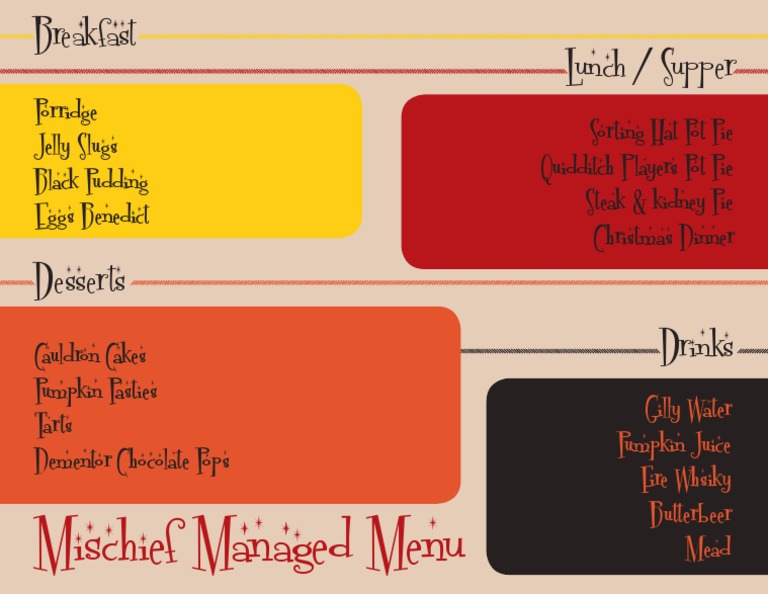 MMMenu | PDF