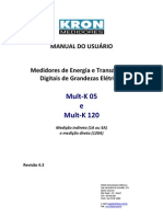 Manual Do Usuario - Medidor de Energia e Transdutor Digital de Grandezas Mult-K - (Rev 4.3)