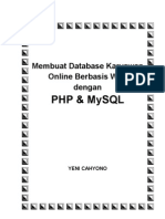 Download PHP Dan MySQL Studi Kasus Database Karyawan by Ye Cahyono SN111073701 doc pdf