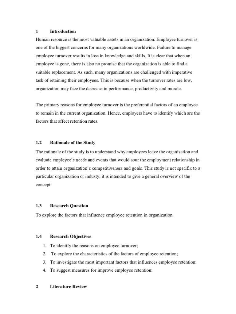 Research: Employee Turnover | PDF | Employee Retention | Turnover 