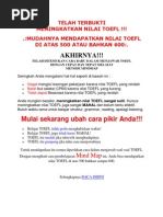 Download Belajar TOEFL Dengan Metode MIndMap by mrwriterarticles SN111083191 doc pdf
