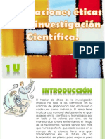 implicaciones eticas en la investigacion cientifica