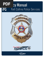 ColoradoPolicePolicyManual-7-15-12 / Fort Collins Police Services Policy Manual