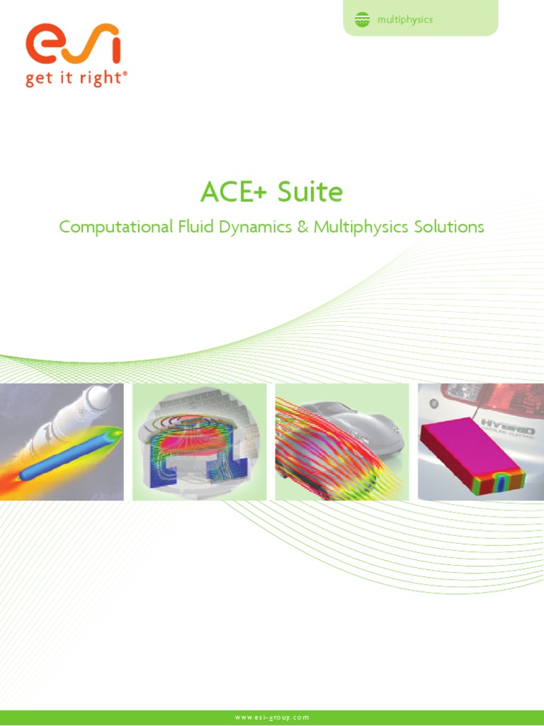 Ace Plus Suite Computational Fluid Dynamics And Multiphysics Solutions