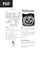 Ultimate Halloween Crossword Supernatural Legends