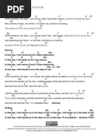 I Will Restore - Lyrics & Chords Amos 8.11-12, 9.11-15