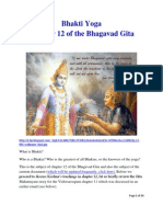 Bhakti Yoga Chapter 12 of Bhagavad Gita