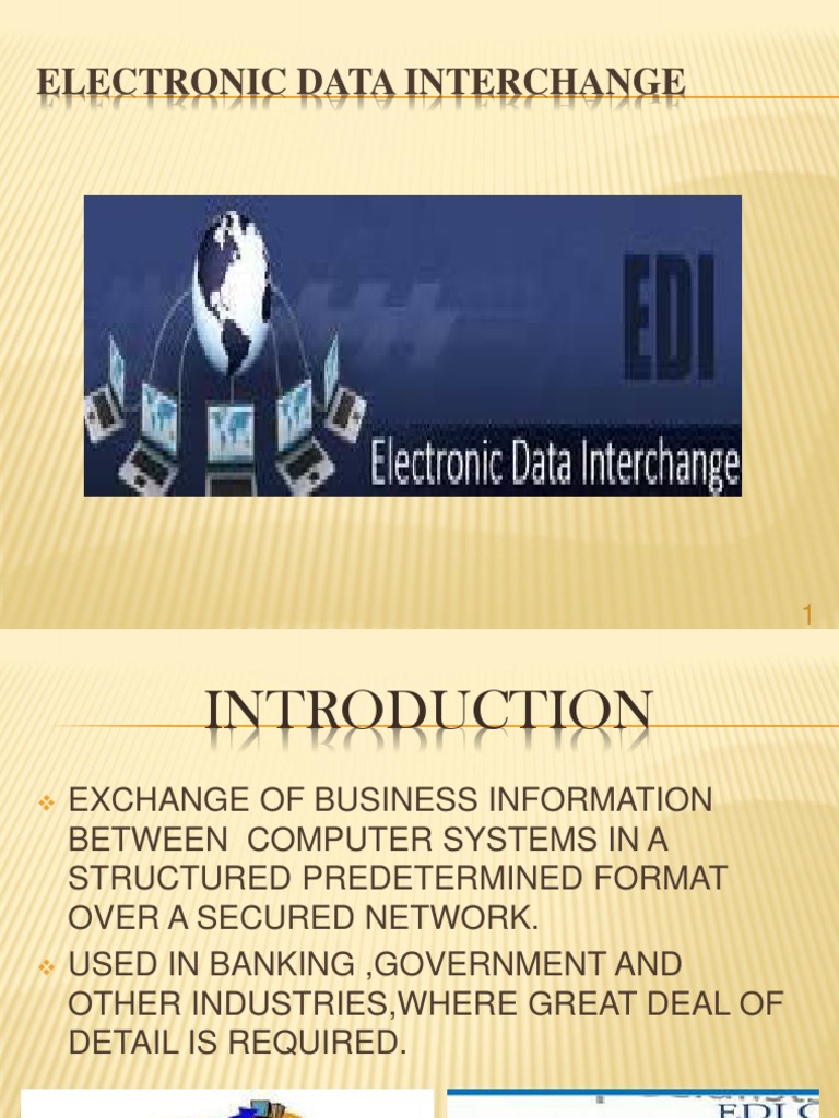 Electronic Data Interchange | PDF | Business | Computers