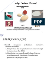 Rancangan Bentuk Sediaan Obat