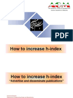 How to Increase H-Index by Nader Ale Ebrahim