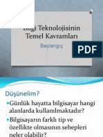 Bilgi Ve İletişim Teknolojisi Başlangıç