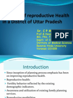 Scenario of Reproductive Health in A District of