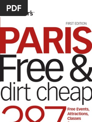 Paris Free Amp Dirt Cheap Frommer 039 S Free Amp Dirt Cheap, PDF, Paris