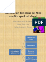 Estimulacion Temprana Del Niño Con Discapacidad Visual