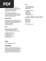 Letras Da Cantata
