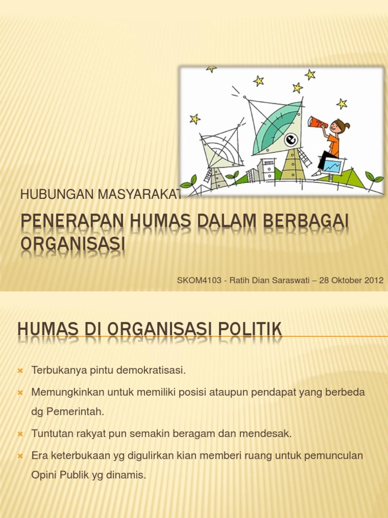 Penerapan Humas di Berbagai Sektor | PDF | Ilmu Sosial