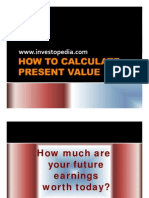 How To Calculate Present Value