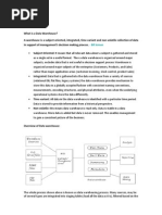 1. Datawarehouse Concepts