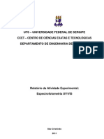 Espectrofotometria UV-VIS do Azul de Metileno