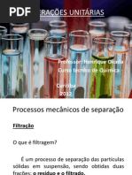 AULA 1 - OPERAÇÕES UNITÁRIAS