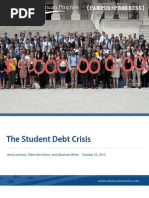 Download The Student Debt Crisis by Center for American Progress SN111118082 doc pdf