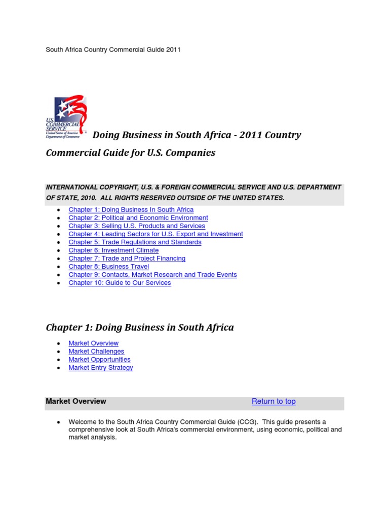 South Africa Export Data Privately Held Company