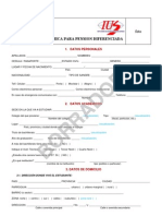 Ficha Socioeconomica para Pension Diferenciada