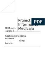 Proiect Informatica Medicala