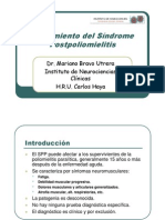 Tratamiento del Síndrome Postpoliomielitis, Dr. Mariano Bravo