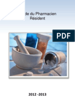 Guide Du Pharmacien Résident 2012-2013 (2014 Pas de Guide)
