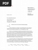 Download CEI Attorneys Letter to Michael Manns Attorneys - October 4 2012 by Competitive Enterprise Institute SN111158042 doc pdf