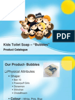 Kids Toilet Soap - "Bubbles": Product Catalogue