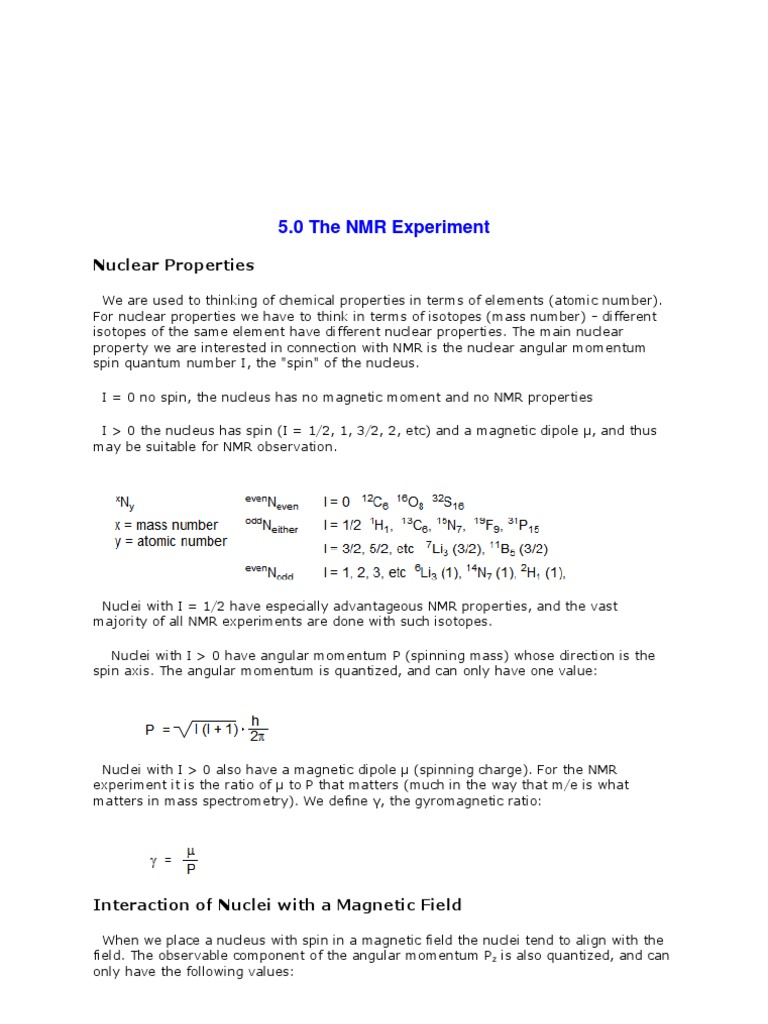 NMR Reichi | PDF | Nuclear Magnetic Resonance Spectroscopy | Aromaticity