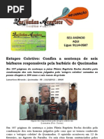 Estupro Coletivo Confira a sentença de seis bárbaros responsáveis pela barbárie de Queimadas