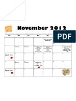 November Calendars2012 2
