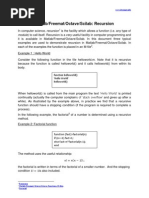 Recursion in Matlab, Freemat, Octave and Scilab