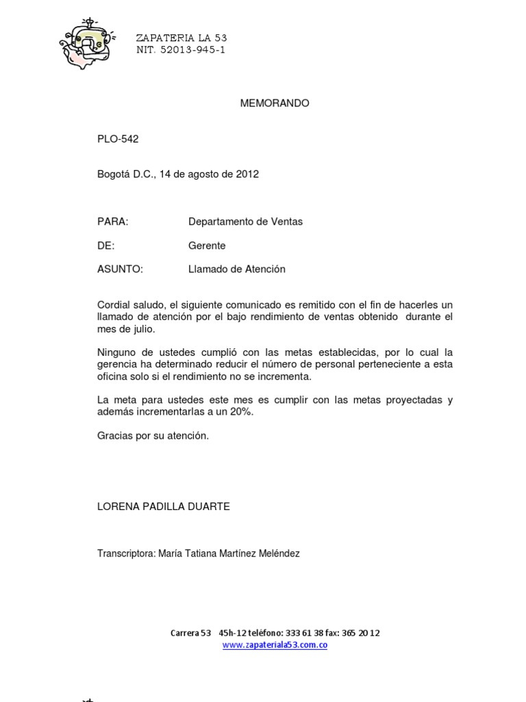 Memorando