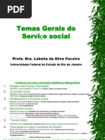 Temas Gerais do Serviço social. - Profª Lobélia