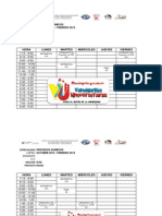 HORARIOS ING PROCESOS QUIMICOS NUEVO INGRESO 2012