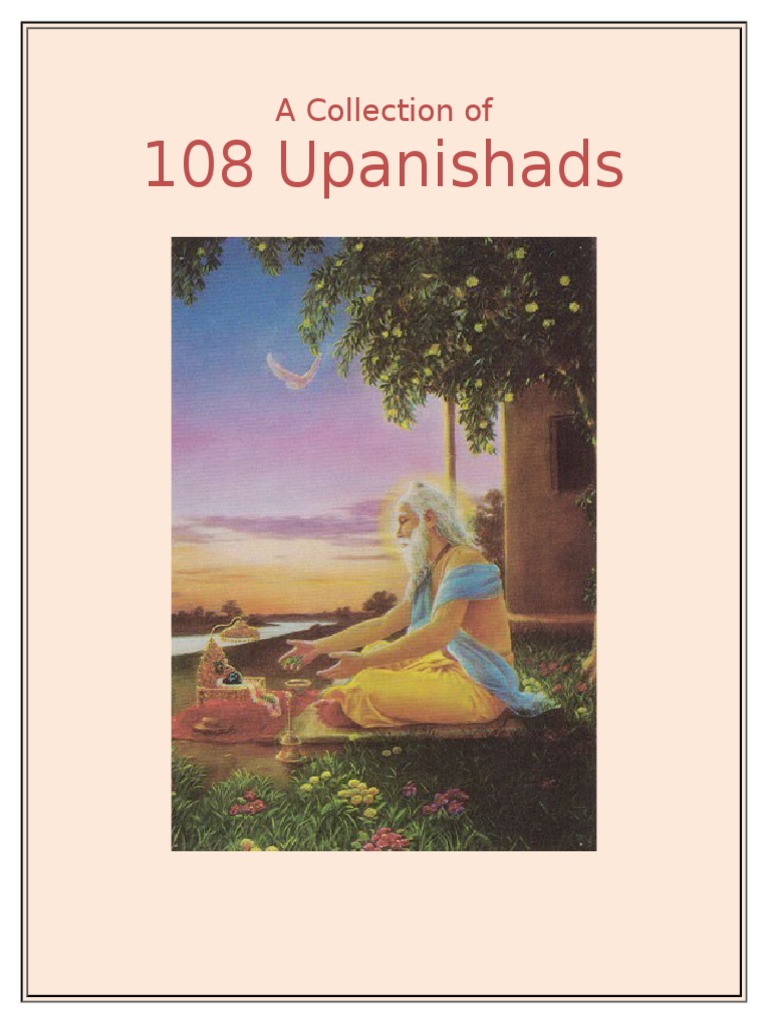 A Collection of 108 Upanishads From Vedas | PDF | Philosophy | Religion ...