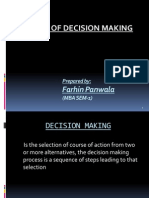 Models of Decision Making