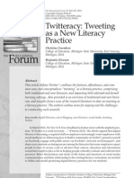 Twitteracy - Tweeting As A New Literacy Practice