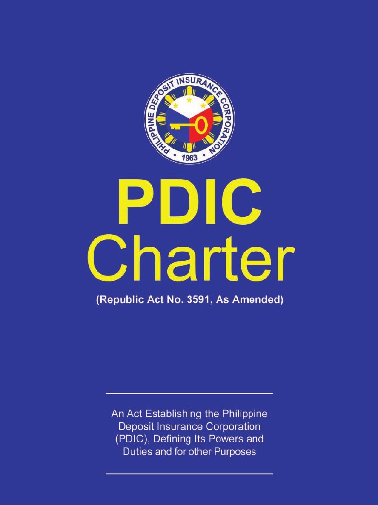 RA 3591 (As Amended) PDIC Charter | PDF | Board Of Directors | Banks