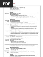 McKinsey Sample Resume