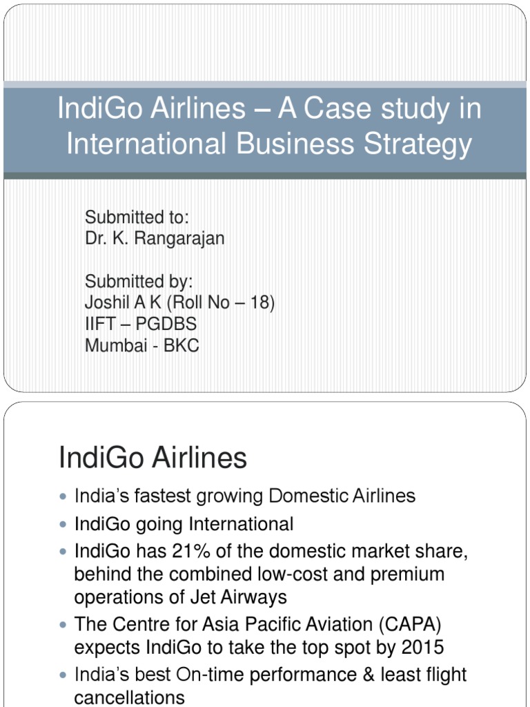 Indigo airlines case study solution picture