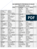 Calendario Calcio US ACLI 2012-13 (Con Indicazioni)