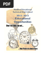 Medford Voke-Tech Educational Opportunities Handbook 2012-13