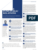 US Hedge Fund Public Relations Focus 2012