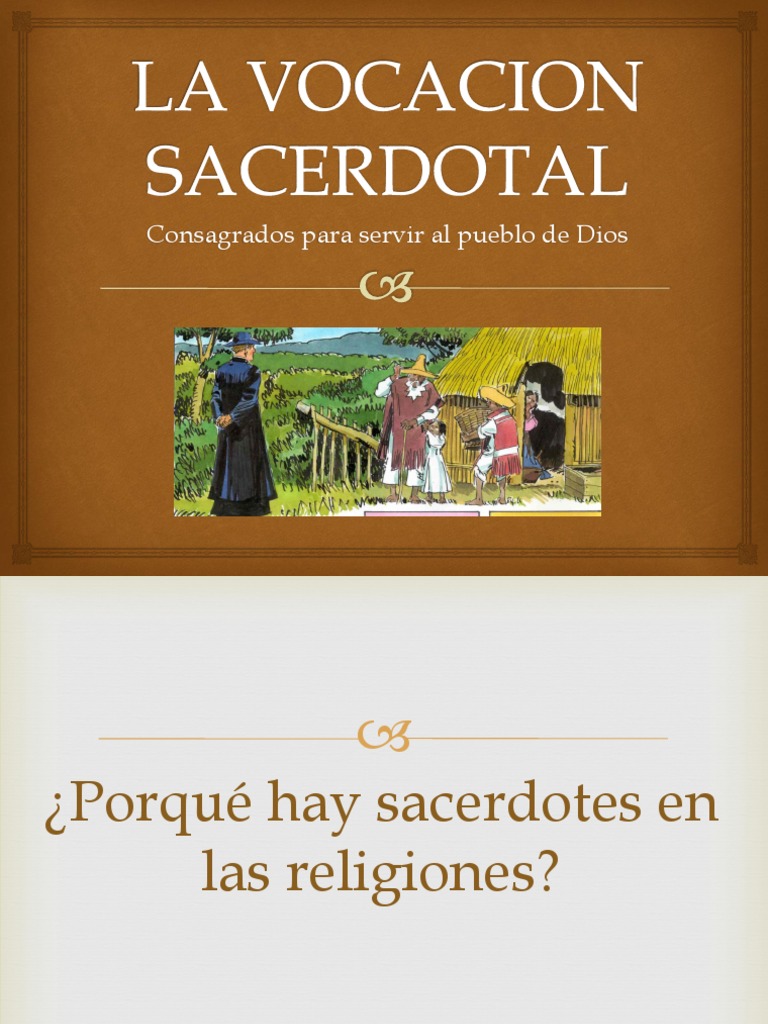 Vocación Sacerdotal en la Iglesia | PDF | Sacerdote | Espiritualidad